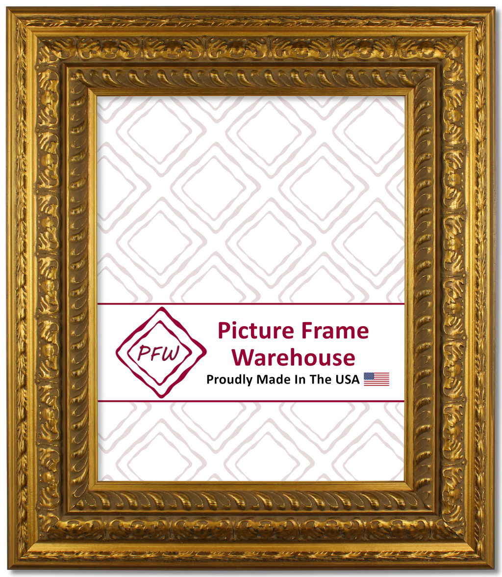 916644 - Gold, 2 ¼", Wood Ready-Made Frame