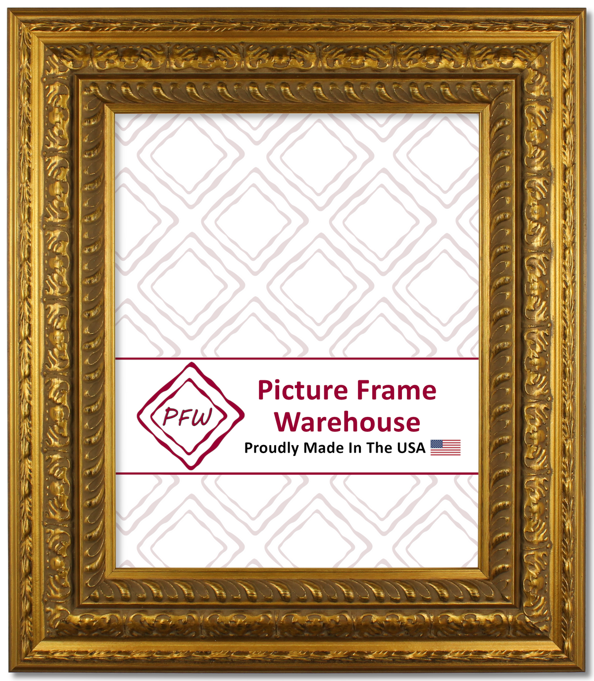 916644 - Gold, 2 ¼", Wood Ready-Made Frame