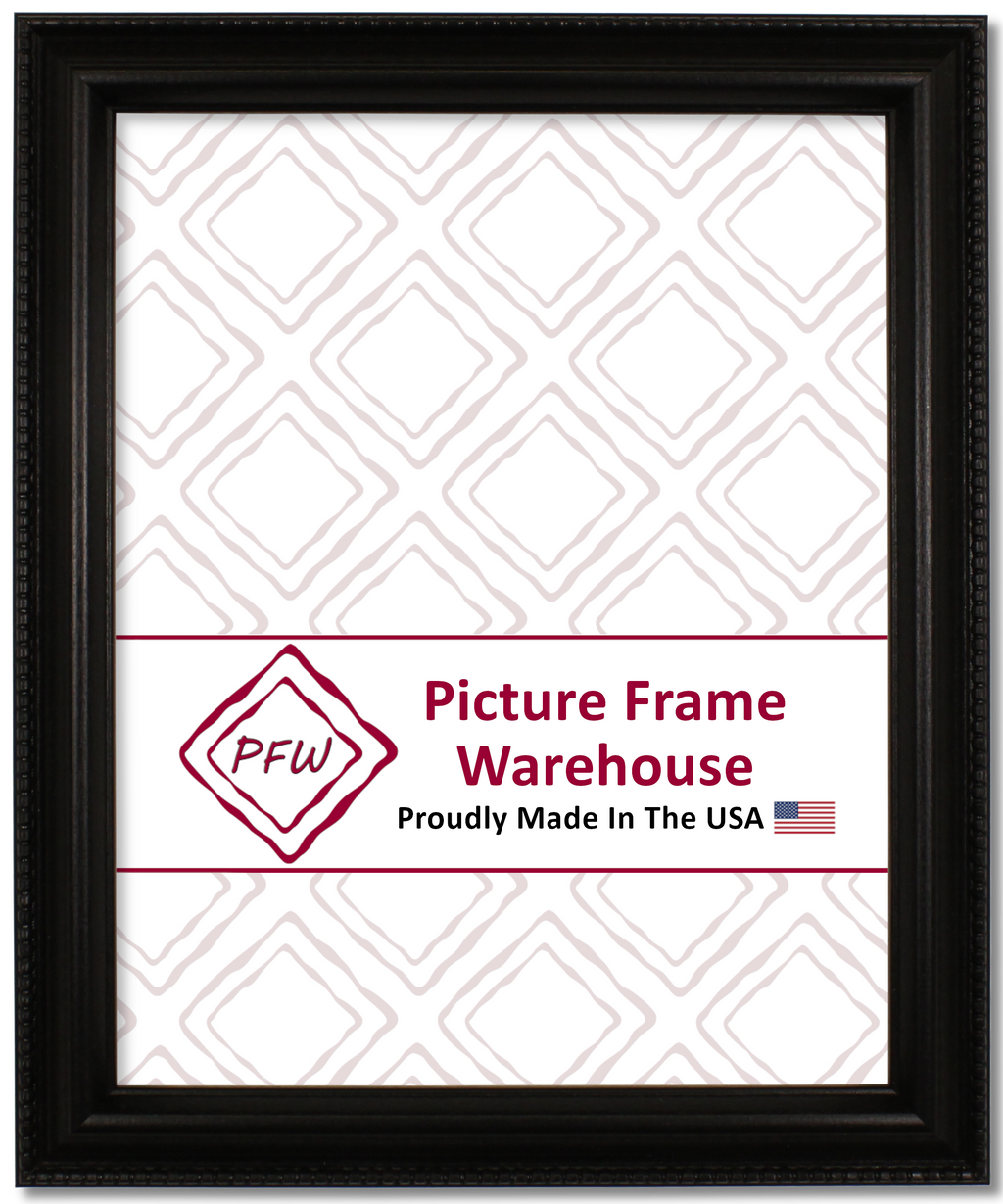 917-550 - Black, 1", Solid Wood Ready-Made Frame