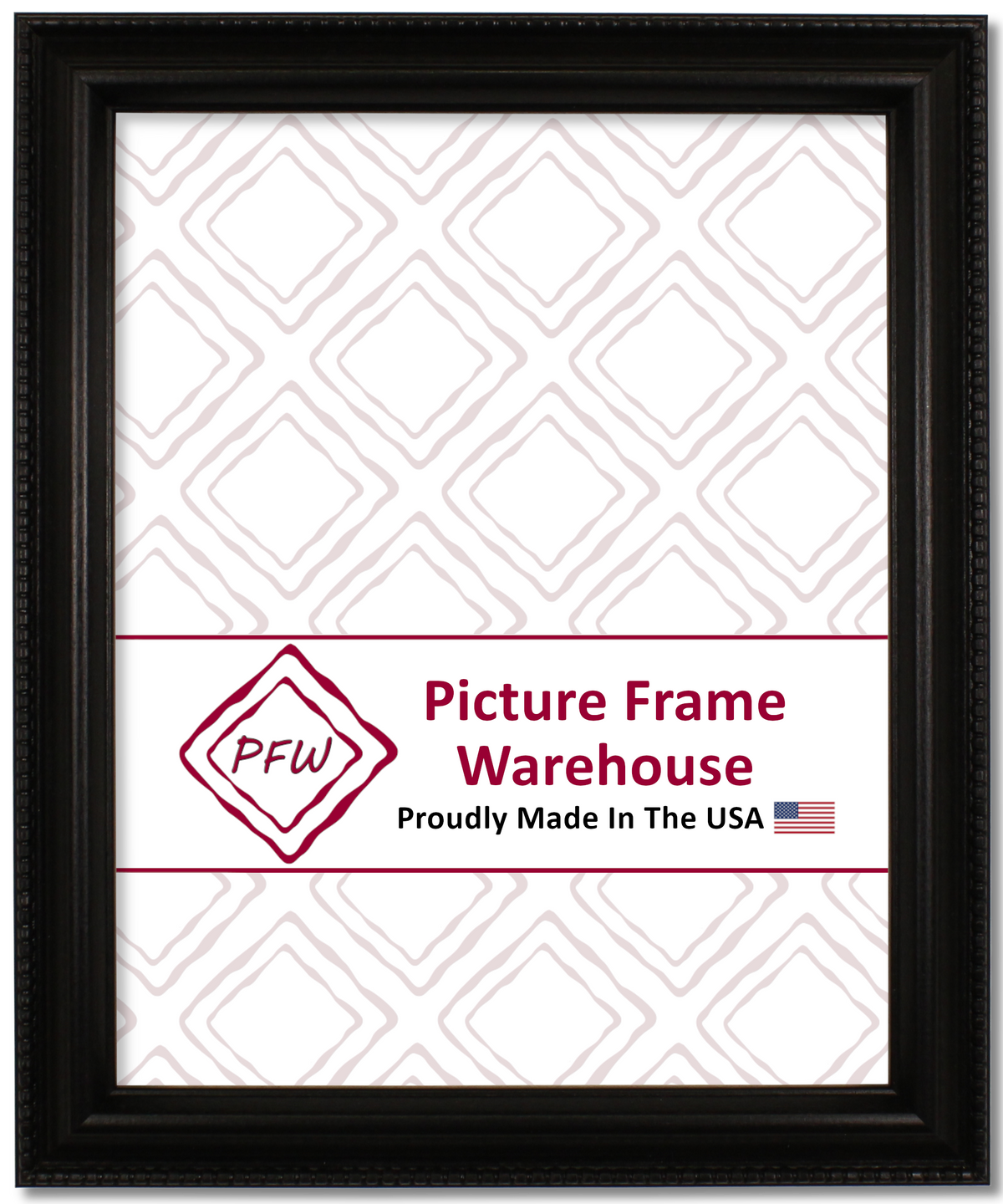 917-550 - Black, 1", Solid Wood Ready-Made Frame