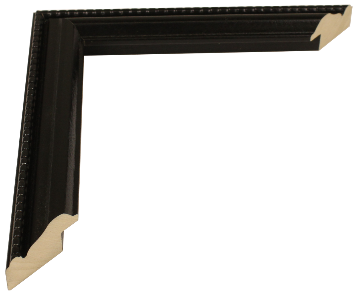 917-550 - Black, 1", Solid Wood Moulding