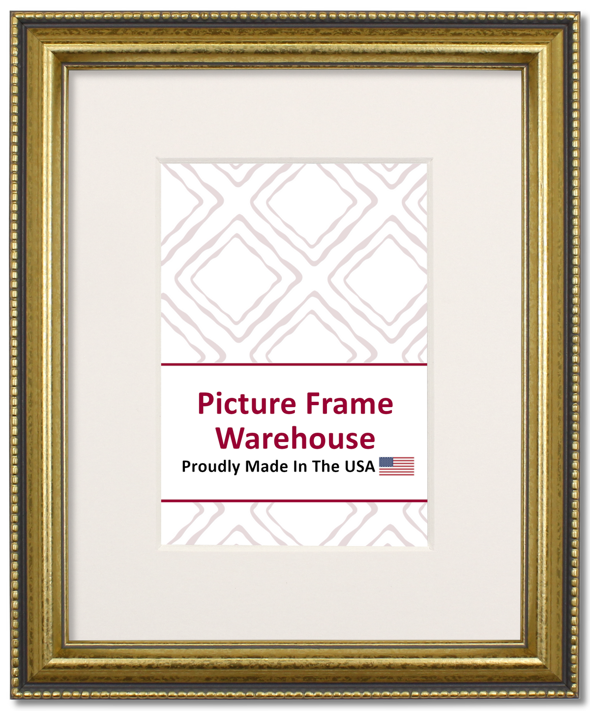 917-652 - Mottled Gold, 1", Solid Wood Ready-Made Frame
