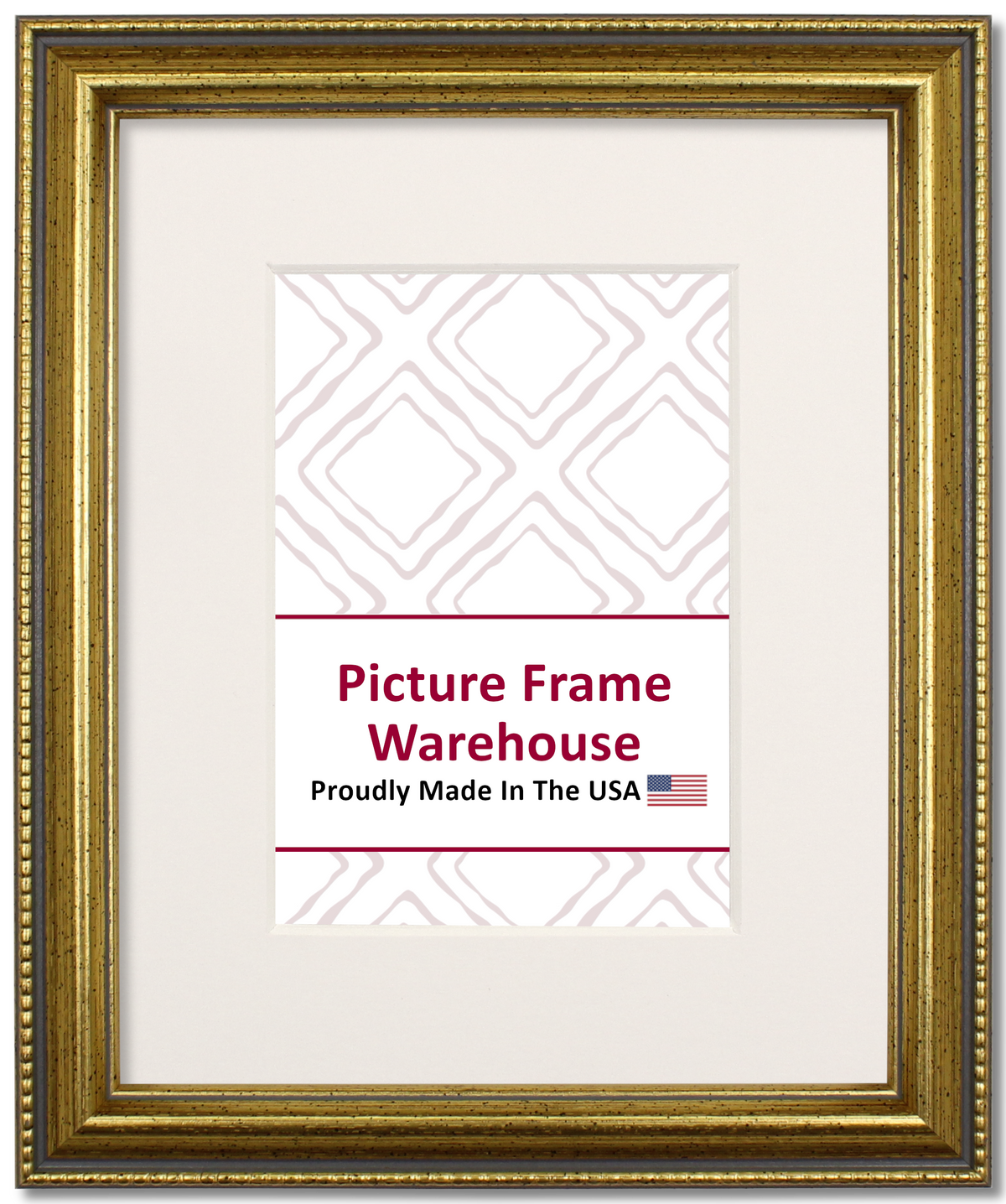 917-654 - Antiqued Gold, 1", Solid Wood Ready-Made Frame